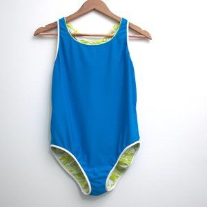 Athleta reversible swimsuit sz L